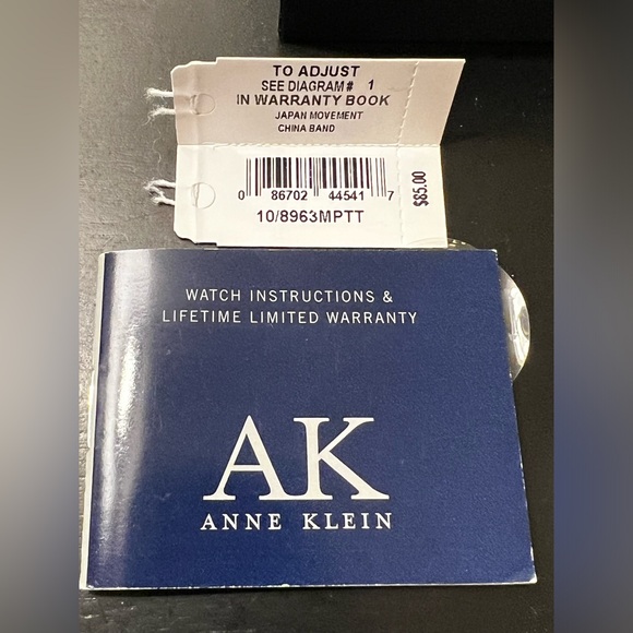 LNIB Anne Klein Womens Watch with Crystals & Mother of Pearl Face - Picture 4 of 8